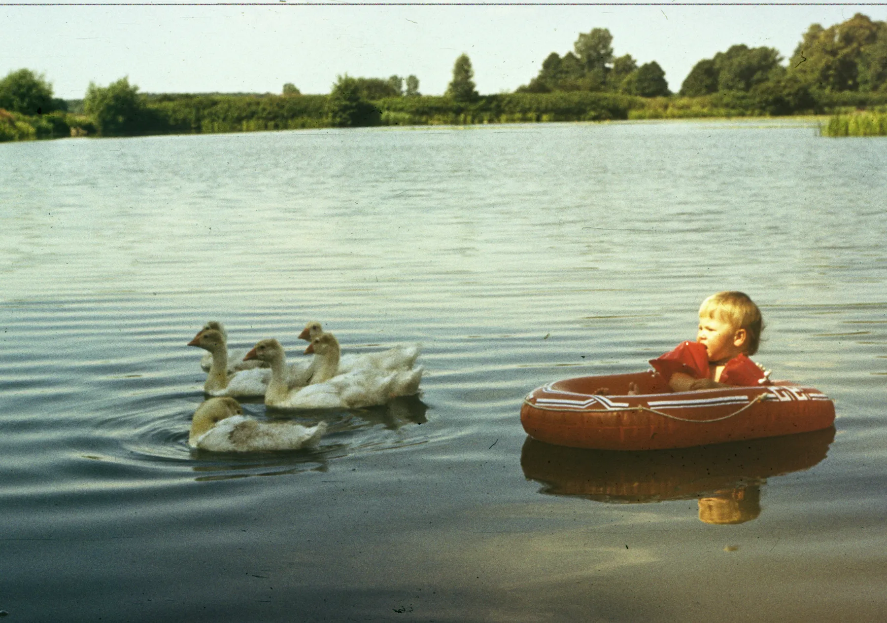 The lake in the family archive